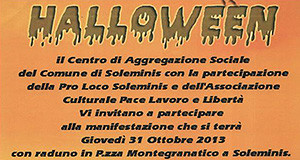 Locandina Halloween 2013 Soleminis per grandi e bambini