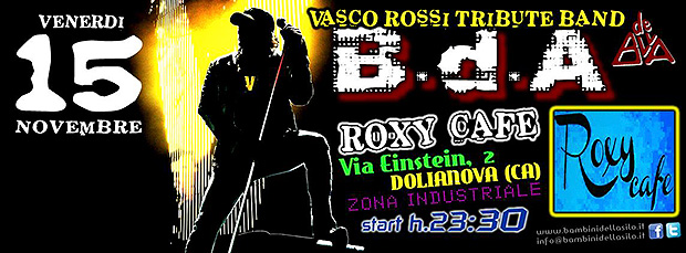 B.d.A. Live, Vasco Rossi Tribute Band - Roxy Cafè - Dolianova - 15 Novembre 2013 - ParteollaClick