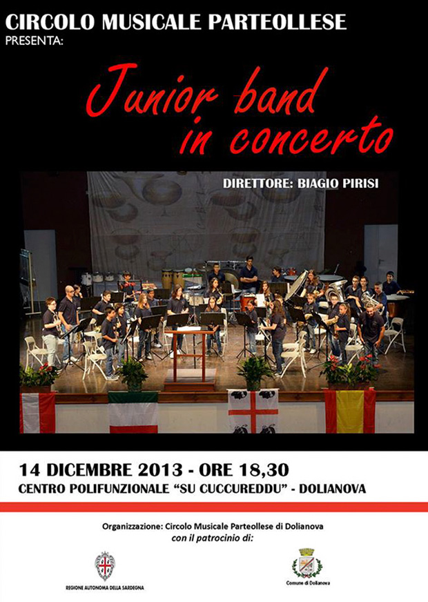 Junior band in concerto - Dolianova Centro Polifunzionale Su Cuccureddu - 14 Dicembre 2013 - ParteollaClick