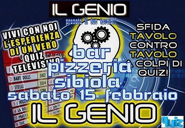 Il Genio Quiz Game - Bar Sibiola -Serdiana - 15 Febbraio 2014 - ParteollaClick