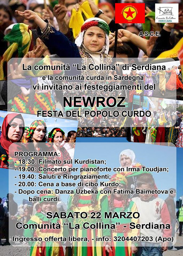 Festeggiamenti del Newroz - Serdiana - Comunità La Collina - 22 Marzo 2014 - ParteollaClick