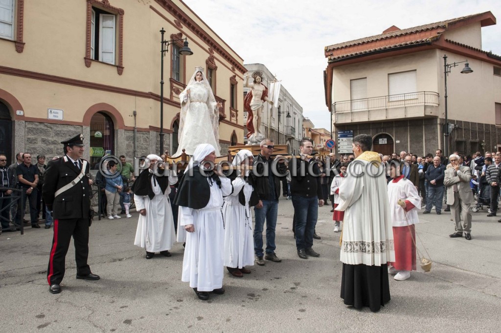 Pasqua di Risurrezione Processione de S'incontru 2014 - Chiesa San Giorgio Vescovo Donori - 20 Aprile 2014 - ParteollaClick