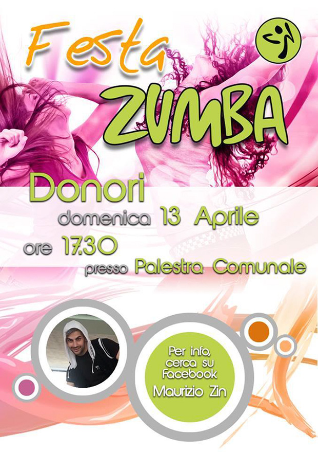 Festa di Zumba con il Maestro Maurizio Zin - Donori Palestra Comunale - 13 Aprile 2014 - ParteollaClick