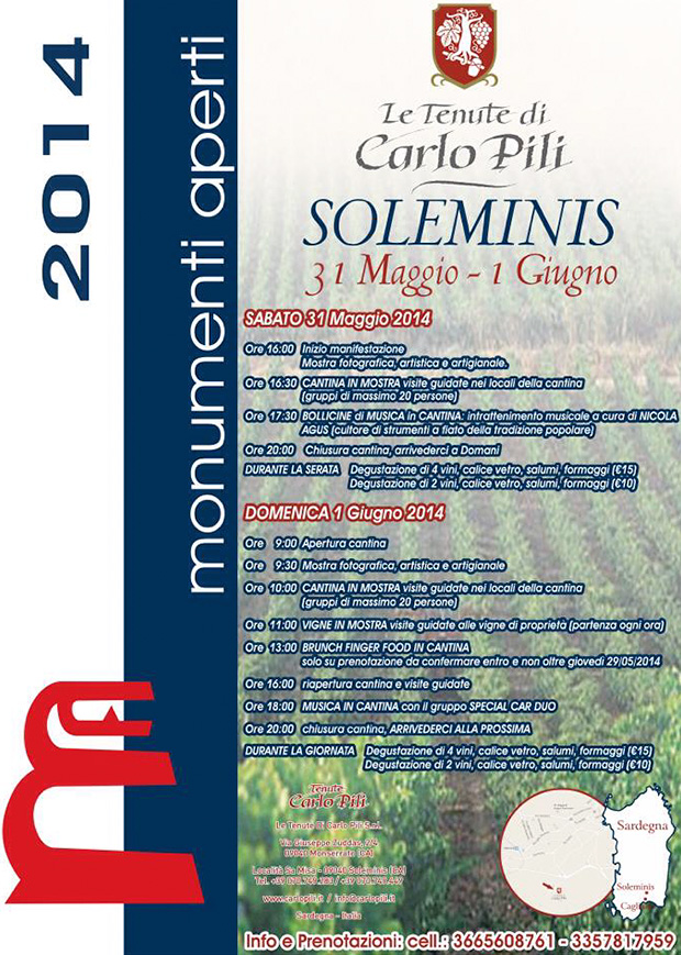 Monumenti Aperti 2014 - Soleminis - Le tenute di Carlo Pili - 31 Maggio e 1 Giugno 2014 - ParteollaClick