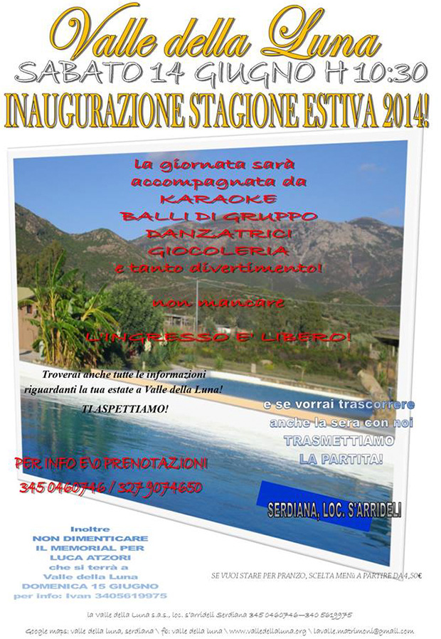 Inaugurazione piscine per la Stagione Estiva 2014 alla Valla della Luna - Serdiana - 14 Giugno 2014 - ParteolalClick