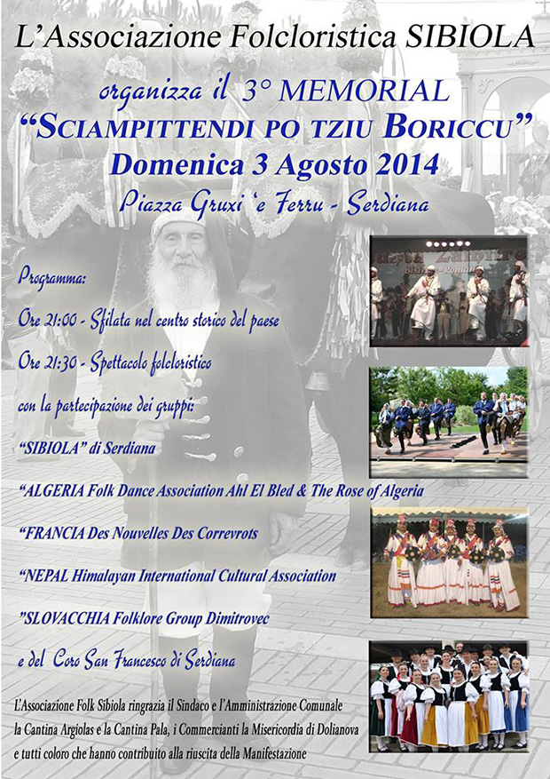 3° Memorial Sciampittendi po Tziu Boriccu - Serdiana - 3 Agosto 2014 - ParteollaClick