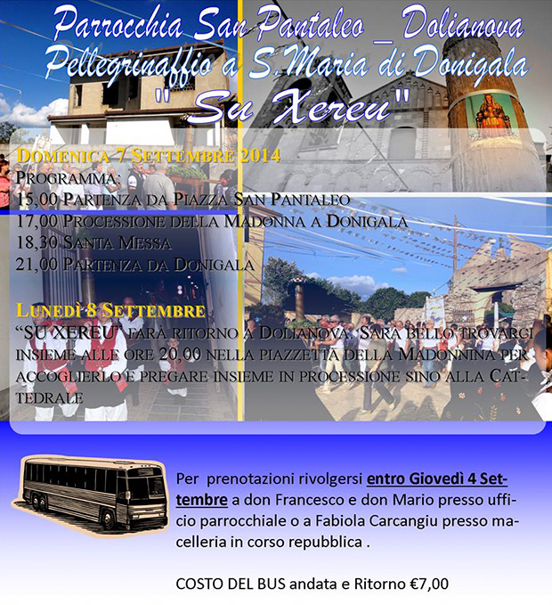 Pellegrinaggio a Santa Maria di Donigala Su Xereu - Dolianova - 7 e 8 Settembre 2014 - ParteollaClick