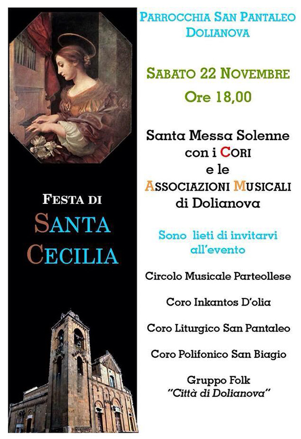 Santa Cecilia 2014 con i Cori e le Associazioni Musicali locali - Dolianova - 22 Novembre 2014 - ParteollaClick