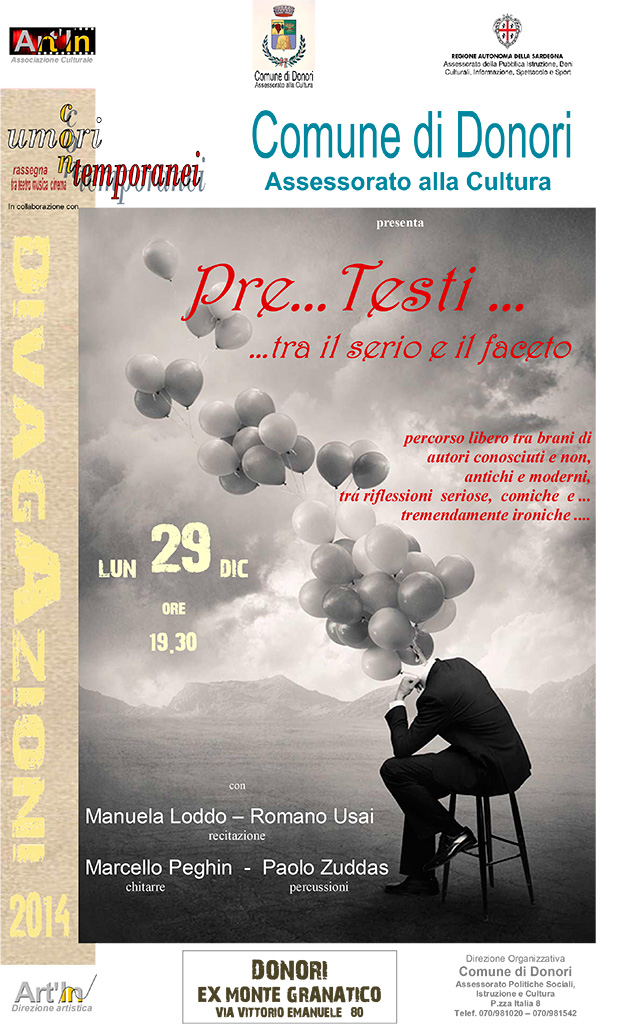 Art'In presenta Pre.....Testi, tra il serio e il faceto - Donori - 29 Dicembre 2014 - ParteollaClick