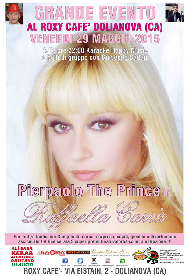 Giuseppe Cadau e Pierpaolo The Prince in Raffaella Carrà - Dolianova - 29 Maggio 2015 - ParteollaClick