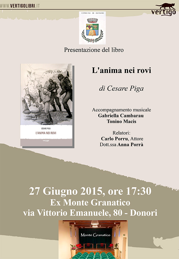 Presentazione del libro L'Anima nei Rovi di Cesare Piga - Donori - 27 Giugno 2015 - ParteollaClick