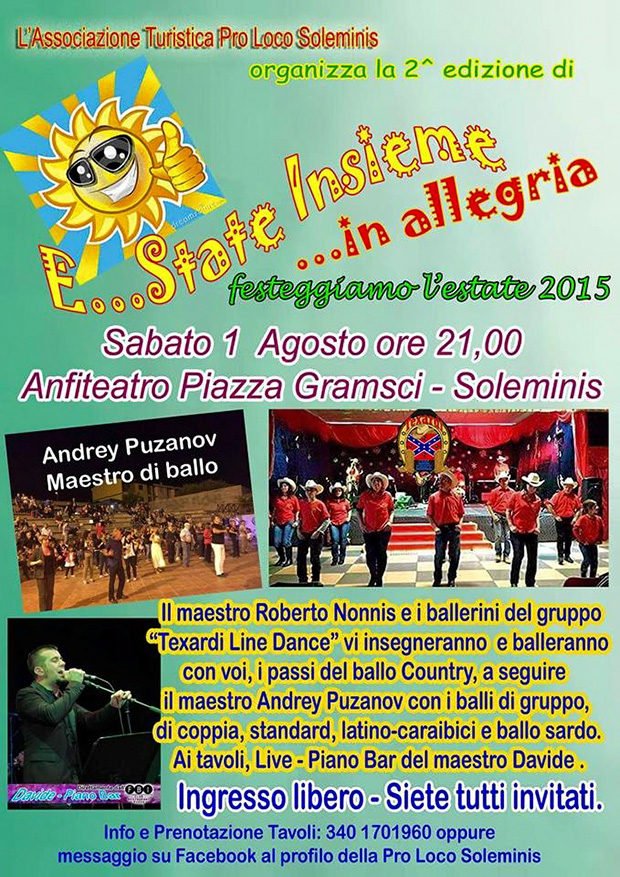 2ª edizione di E...State insieme...in allegria, festeggiamo l'estate 2015 - Soleminis - 1 Agosto 2015 - ParteolalClick