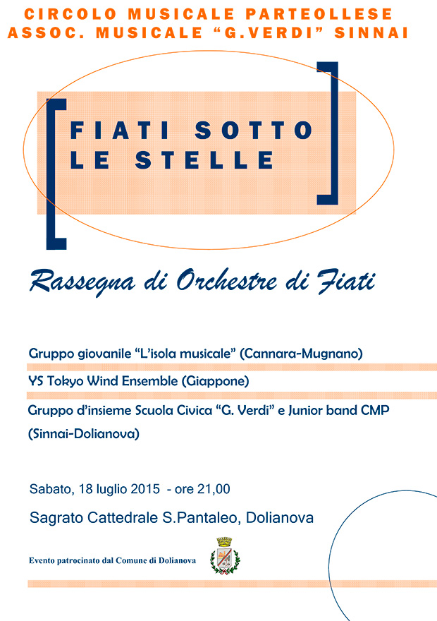 Fiati Sotto le Stelle 2015 - Dolianova, Sagrato della Cattedrale di San Pantaleo - 18 Luglio 2015 - ParteollaClick