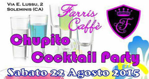 Banner Chupito Cocktail Party 2015 - Farris Caffè, Soleminis - 22 Agosto 2015 - ParteollaClick