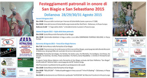 Banner Festeggiamenti Patronali in onore di San Biagio e San Sebastiano- Dolianova - 28, 29, 30 e 31 Agosto 2015 - ParteollaClick