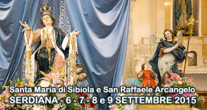 Banner Festa di Santa Maria di Sibiola e San Raffaele Arcangelo 2015 - Serdiana - Dal 6 al 9 Settembre 2015 - ParteollaClick