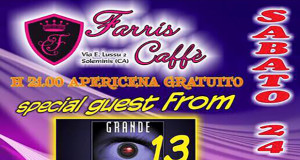 Banner Apericena gratuito e Party con Marco Meloni e Veronica Graf al Farris Caffè - Soleminis -24 Ottobre 2015 - ParteollaClick