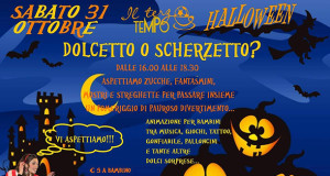 Banner Dolcetto o Scherzetto - Il Terzo Tempo agli impianti sportivi comunali - Soleminis - 31 Ottobre 2015 - ParteollaClick