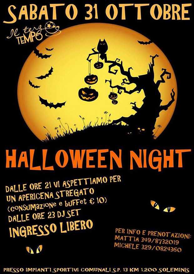 Halloween Night 2015 presso Il Terzo Tempo - Soleminis - 31 Ottobre 2015 - ParteollaClick