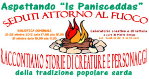 Banner Laboratorio Creativo e di Lettura Aspettando Is Panisceddas - Dolianova - 21, 28 e 31 Ottobre 2015 - ParteollaClick