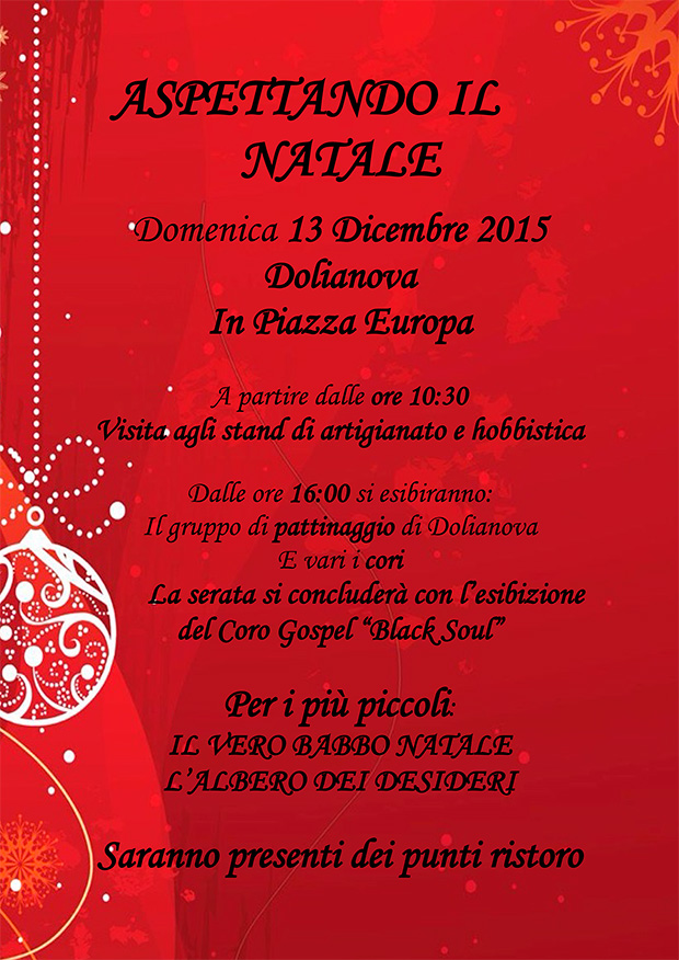 Aspettando il Natale 2015 - Dolianova, Piazza Europa - Domenica 13 Dicembre 2015 - ParteollaClick