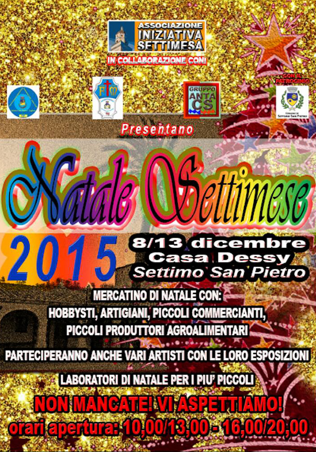 Natale Settimese 2015 a Casa Dessy - Settimo San Pietro - Dal 8 al 13 Dicembre 2015 - ParteollaClick