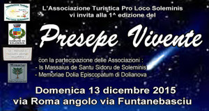 Banner Prima edizione del Presepe Vivente - Soleminis - 13 Dicembre 2015 - ParteollaClick