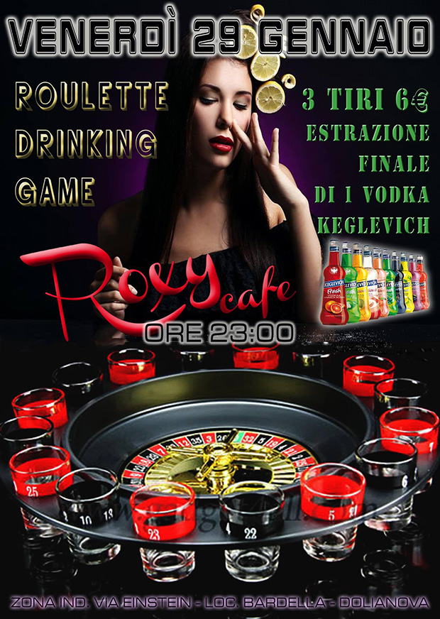 Roulette Drinking Game 2016 al Roxy Cafè - Dolianova - 29 Gennaio 2016 - ParteolalClick