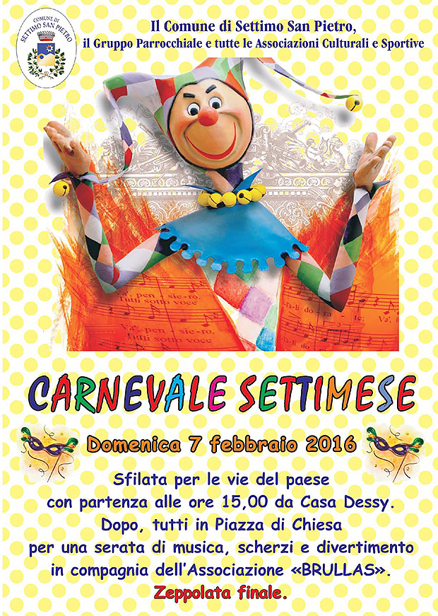 Carnevale Settimese 2016 - Settimo San Pietro - 7 Febbraio 2016 - ParteollaClick