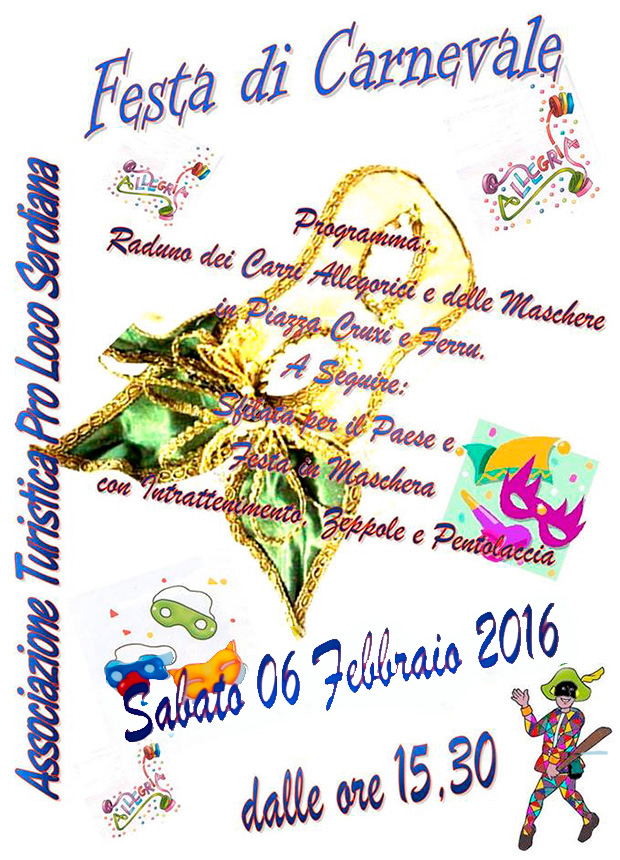 Festa di Carnevale 2016 - Serdiana - 6 Febbraio 2016 - ParteollaClick