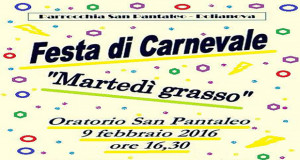 Banner Festa di Carnevale 2016 per ragazzi e bambini - Dolianova, Oratorio San Pantaleo - 9 Febbraio 2016 - ParteollaClick