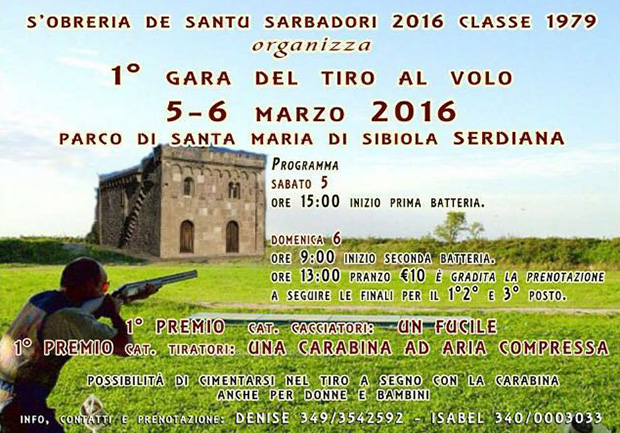 1ª Gara del Tiro al Volo al Parco di Santa Maria di Sibiola - Serdiana - 5 e 6 Marzo 2016 - ParteollaClick