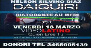 Banner Serata Salsaloca con Nelson Silvino Diaz Daiquiri e Giuseppe Sciuto - Ristorante Pizzeria Su Meri, Donori - 18 Marzo 2016 - ParteollaClick