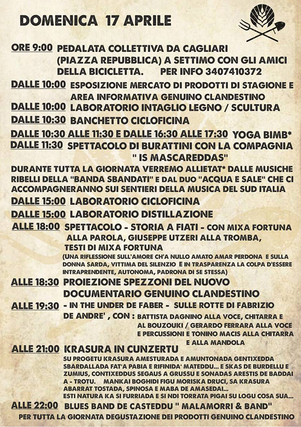 002 - Assemblea Internazionale di Genuino Clandestino a Casa Dessy - Settimo San Pietro - 15, 16 e 17 Aprile 2016 - ParteollaClick