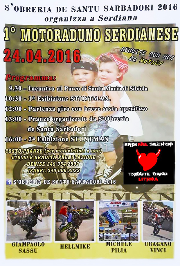 1° Motoraduno Serdianese di Santa Maria di Sibiola - Serdiana - 24 Aprile 2016 - ParteollaClick