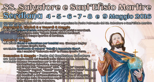 Banner Festeggiamenti Patronali di SS. Salvatore 2016 e di S. Efisio Martire - Serdiana - Dal 4 al 9 Maggio 2016 - ParteollaClick