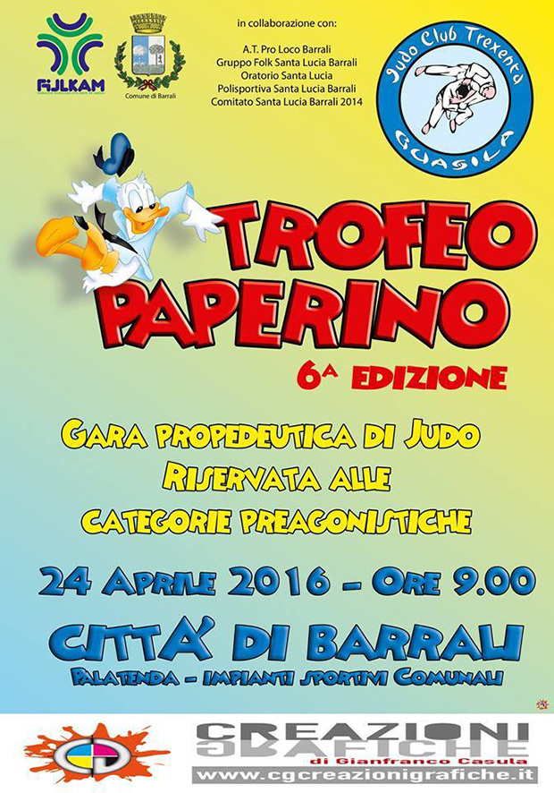 Sesta edizione del Trofeo Judo Paperino - 24 Aprile 2016 - Barrali - ParteollaClick