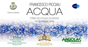 Banner Acqua, mostra d'arte contemporanea di Francesco Picciau - Dolianova Arts Tower - Dal 14 al 22 Maggio 2016 - ParteollaClick