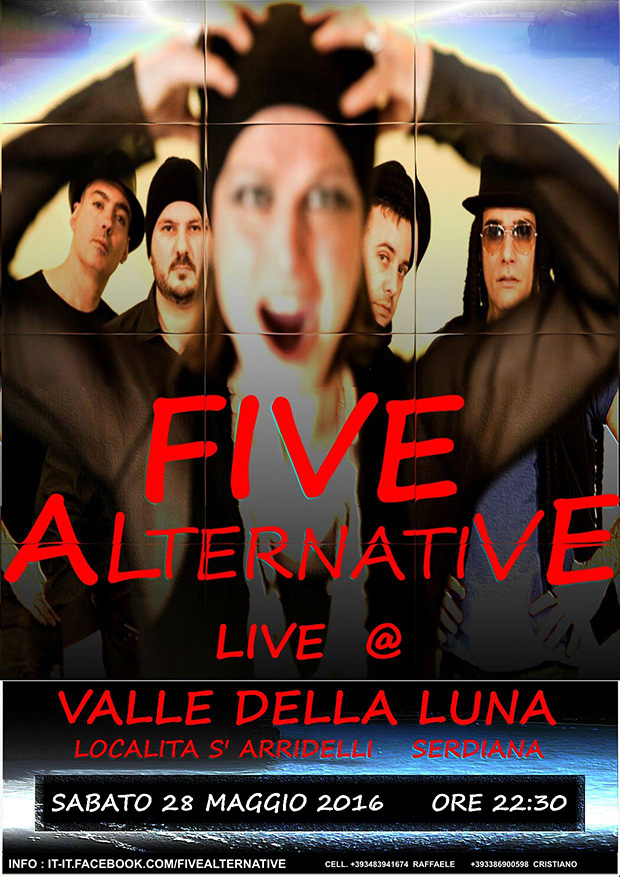 Five Alternative Live - Valle della Luna Serdiana - 28 Maggio 2016 - ParteollaClick