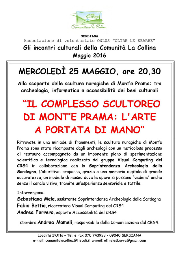 Il complesso scultoreo di Mont'e Prama, l'arte a portata di mano - Serdiana - 25 Maggio 2016 - ParteollaClick