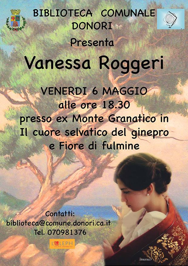 Presentazione dei libri Il Cuore Selvatico del Ginepro e Fiore di Fulmine di Vanessa Roggeri - Donori - 6 Maggio 2016 - ParteollaClick