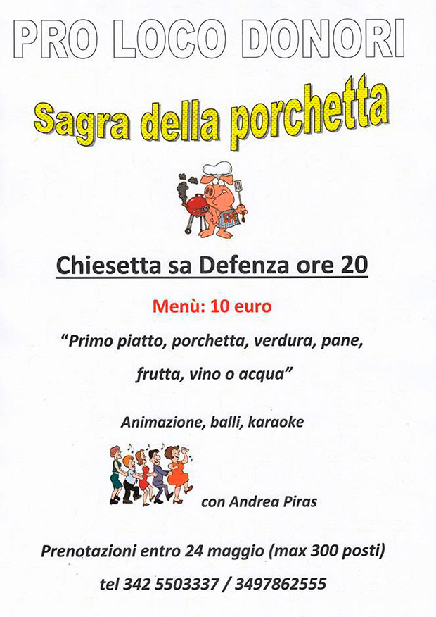 Sagra della Porchetta 2016 - Donori, Parco di Sa Defenza - Sabato 28 Maggio 2016 - ParteollaClick