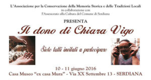 Banner Il dono di Chiara Vigo, l'antica arte del bisso in mostra nella Casa Museo - Serdiana - 10 e 11 Giugno 2016 - ParteollaClick