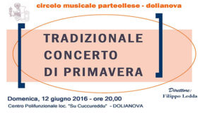 Banner Tradizionale Concerto di Primavera del Circolo Musicale Parteollese - Domenica 12 Giugno 2016 - Dolianova - ParteollaClick