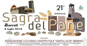 Banner XXIª Sagra del Pane - Barrali - Sabato 9 Luglio 2016 dalle ore 17 - ParteollaClick