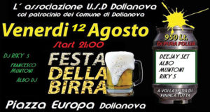 Banner Festa della Birra 2016 in Piazza Europa - Dolianova - 12 Agosto 2016 - ParteollaClick