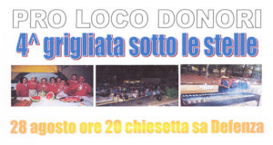 banner Grigliata di Pesce Sotto le Stelle 2016 - Donori, Parco Sa Defenza - 28 Agosto 2016 - ParteollaClick