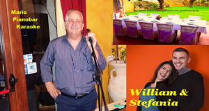 Banner Pianobar, Balli e Karaoke con Mario e William & Stefania - Ristorante Pizzeria Su Meri, Donori - 12 Novembre 2016 - ParteollaClick