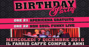 Banner 3 Birthday al Farris Caffè - Soleminis - 7 Dicembre 2016 - ParteollaClick