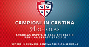 Banner Campioni in Cantina da Argiolas, serata di beneficenza con il Cagliari Calcio - Serdiana - 9 Dicembre 2016 - ParteollaClick